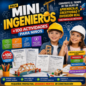 Pack Mini Ingenieros (+100 Actividades para Niños)