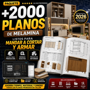+2000 Planos de Melamina (Actualizados 2026)